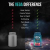 image:imageVega AllinOne Nutrition Organic Vegan Protein Powder  Chocolate 20g Protein Meal Replacement Shake  156 lbs 17 ServingsBerry