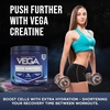 image:imageVega Micronized Creatine Monohydrate Powder Unflavored  5g Pure Vegan Creatine for Men amp Women Strength Performance amp Muscle Growth 100 Servings 176 oz112 Pound Pack of 1