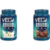 image:imageVega Protein amp Greens Bundle Chocolate  Vanilla 25 Servings Each  Plant Based Protein Powder KetoFriendly Gluten Free Non Dairy Vegan Non Soy Non GMO Lactose Free