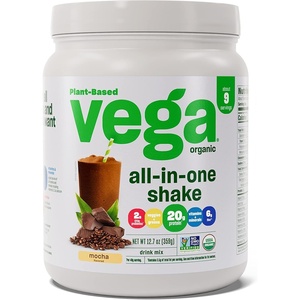 image:imageVega AllinOne Nutrition Organic Vegan Protein Powder  Chocolate 20g Protein Meal Replacement Shake  156 lbs 17 ServingsMocha