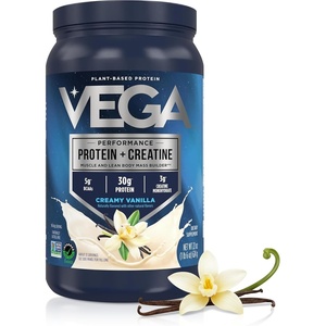 image:imageVega Protein  Creatine  30g Plant Based Protein Powder  3g Creatine So You Bounce Back Faster  Low Carb Plant Protein Powder Post Workout Vegan Shake  Chocolate 20 Servings 225 lb Pack of 1Vanilla