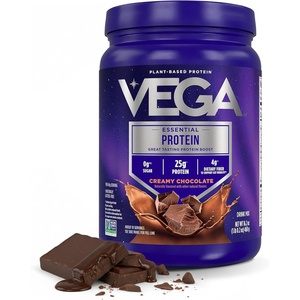 image:imageVega Protein  Nutrition  20g Plant Based Vegan Protein Powder Chocolate for a DairyFree Protein Shake  Large Tub 14lbs 17 ServingsCreamy Chocolate
