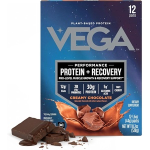 image:imageVega Protein  Recovery Mocha  30g Vegan Protein Dairy amp Gluten Free Probiotics NSF Certified 288 oz 19 ServingsChocolate