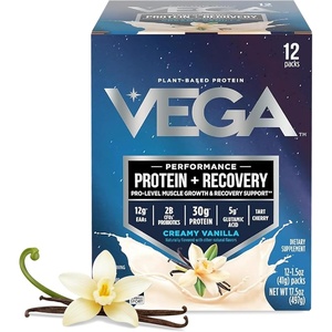 image:imageVega Protein  Recovery Mocha  30g Vegan Protein Dairy amp Gluten Free Probiotics NSF Certified 288 oz 19 ServingsVanilla