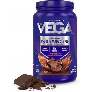 image:imageVega Protein Made Simple PlantBased Chocolate Protein Powder with 15g Protein  SteviaFree Clean Nutrition  96 oz 10 ServingsChocolate