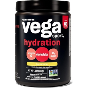 image:imageVega Sport Hydration Electrolyte Powder Berry  Post Workout Recovery Drink for Women and Men Vitamin C Vegan Keto Sugar Free Dairy Free Gluten Free Non GMO 5 ozLemonade