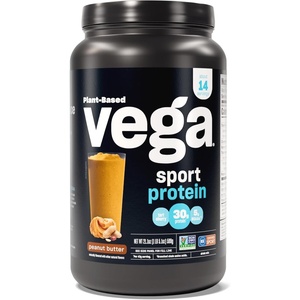 image:imageVega Sport Protein Powder PlantBased Vegan Protein Powder 14 Servings Peanut Butter